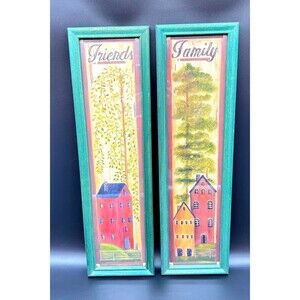 Country Decor Family and Friends Framed Set of Pictures by Grace Pullen (A)